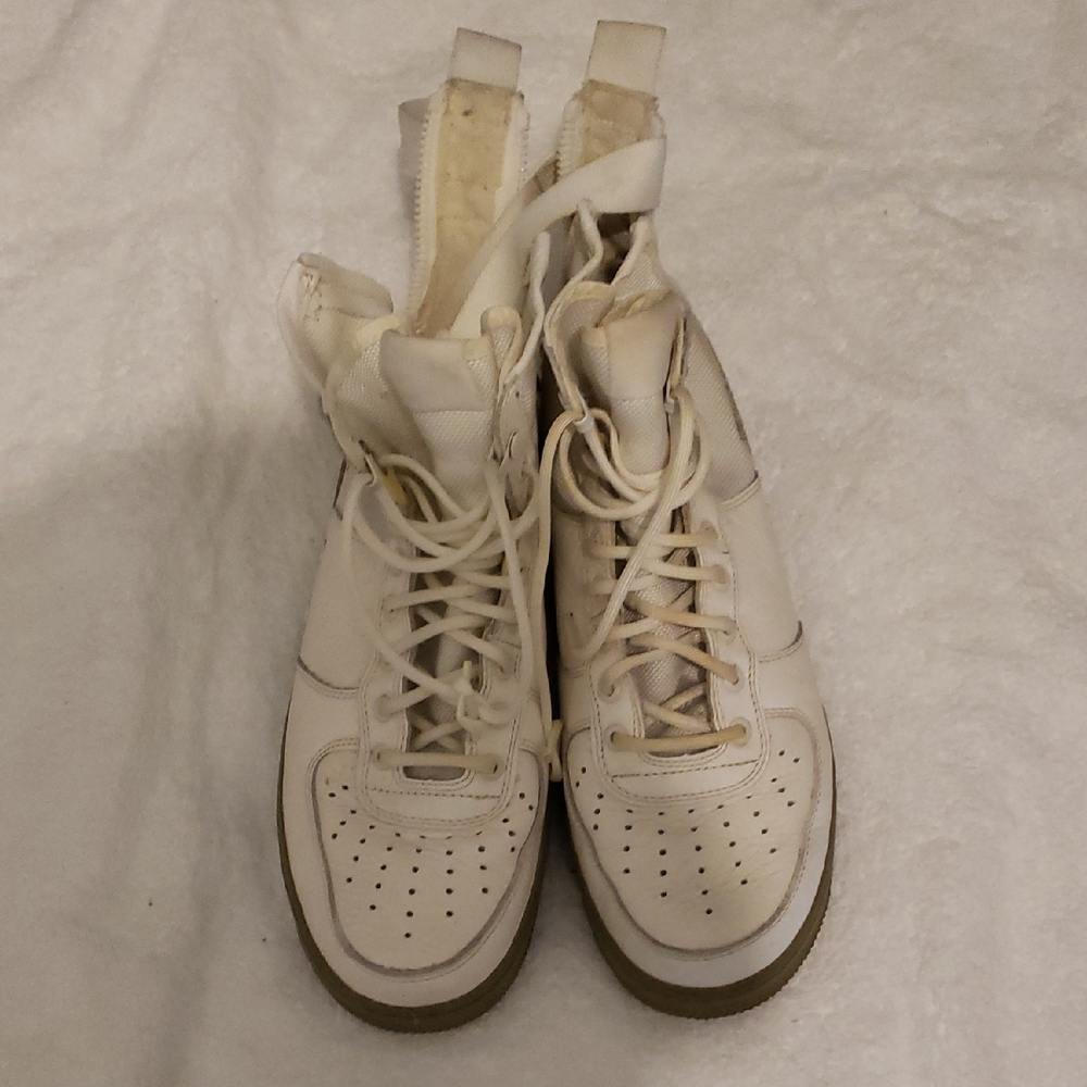 Nike White High-Top Sneakers